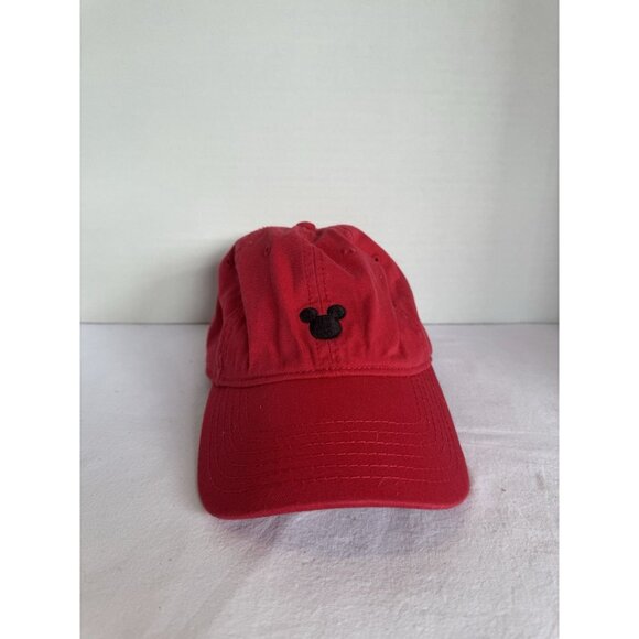Red Disney Mickey Mouse Ball Cap Adult - Picture 1 of 2